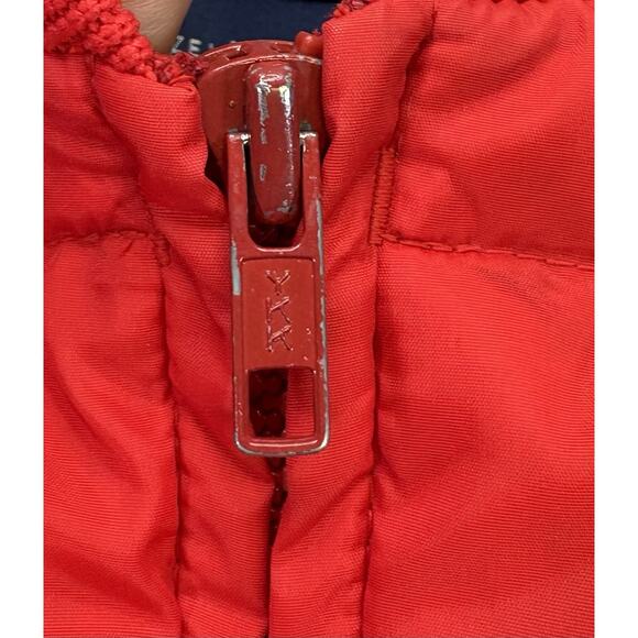 Lands’ End Men’s Goose Down Puffer Vest Red Size Medium RN 62830 - Picture 6 of 6